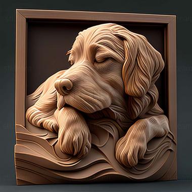 3D model dog (STL)